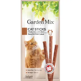 Gardenmix Dana Etli Kedi Stick Ödül 3 X 5 Gr X 5 Adet