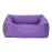 Pet Comfort Alpha  Köpek Yatağı Mor w Beyaz Biye M 80x65cm