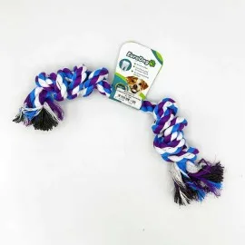 Eurodog Diş İpi İki Düğüm Kalın Mor Mavi Bey. 35Cm