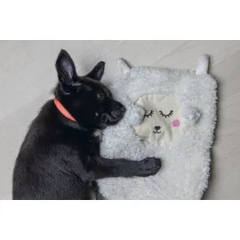 Beeztees Yavru Köpek Oyuncağı, Peluş, Beyaz, 40X22X5Cm