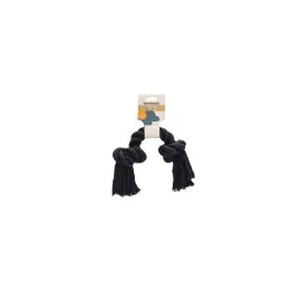 Beeztees Köpek Oyuncağı, Çift Düğümlü Diş İpi, Pamuk İplerden, Siyah, 50X9X7,5Cm, 319Gr