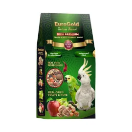 EUROGOLD DELUXE PAPAĞAN FRUITS-NUTS 650 GR X 2 ADET