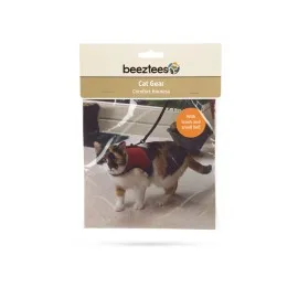 Beeztees Kedi Göğüs Tasması, Comfort, Zili Ve Gezdirme Kayışı, 22-24.5Cm Boyun, 30-39Cm Göğüs