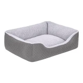 Pet Comfort Bravo Duo  Kedi Ve Köpek Yatağı Gri/gri Peluş S 55X45Cm