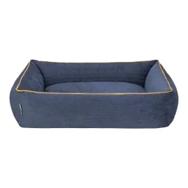 Pet Comfort Golf  Köpek Yatağı Parliament Mavi W Hardal Biye M 90X70Cm
