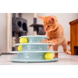 Beeztees Yavru Kedi Oyuncağı, 3 Katlı, 25X25X13Cm