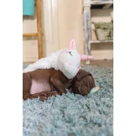 Beeztees Yavru Köpek Oyuncağı, Unicorn, Peluş, Beyaz, 49X10X14Cm