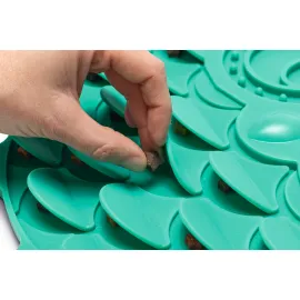 Beeztees Yavru Köpek Mama Yeme Oyuncağı, Baykuş Şeklinde, Silikon, Yeşil, 30X28Cm