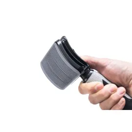 Beeztees Uzun Tüylü Köpek Tarağı, Bas-Çek Birikmiş Tüyleri Kolay Sıyırma, Siyah, 19X10,5X5Cm