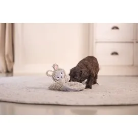 Beeztees Yavru Köpek Oyuncağı, Peluş, Gri, 37X28X4Cm