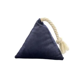 Pet Comfort İpli Prizma Köpek Oyuncağı Lacivert 17X30Cm