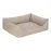 Pet Comfort Uniform Bej Puantiyeli Köpek Yatağı L 70X60Cm