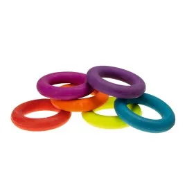 Karlıe Halka Şeklinde Köpek Diş Kaşıma Oyuncağı Renkli (9X9X1,5)