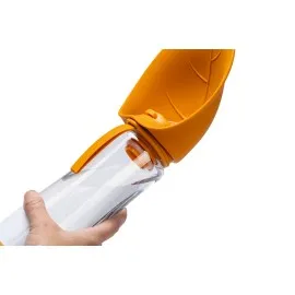 Beeztees Köpek Seyahat Su Şişesi, Ödül Kabı, Silikon, Çeşitli Renklerde, 25X9X9Cm, 600Ml