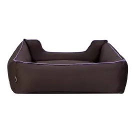 Pet Comfort Alpha  Köpek Yatağı Kahverengi W Mor Biye L 105X85Cm