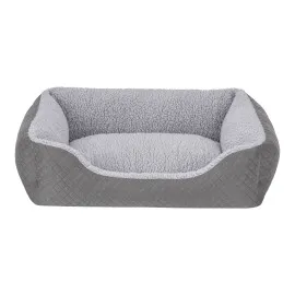 Pet Comfort Bravo Duo  Kedi Ve Köpek Yatağı Gri/gri Peluş S 55X45Cm