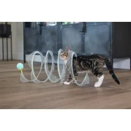 Beeztees Yavru Kedi Tüneli, Spiral Şeklinde, 60X25X25Cm