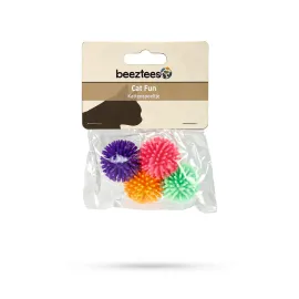 Beeztees Kedi Oyuncağı, Top, 4 Adet, 3,5cm