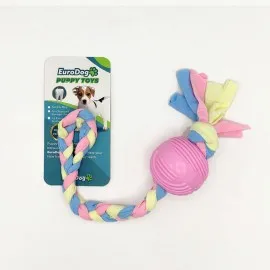 Eurodog Puppy Toys Pembe Top Diş Kaşıma Oyuncağı