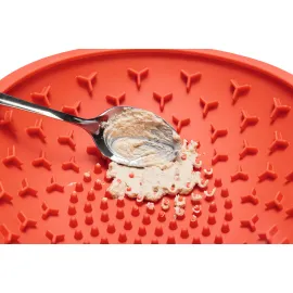 Beeztees Yavru Köpek Mama Yeme Oyuncağı, Silikon, Kırmızı, 19Cm