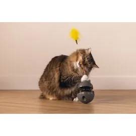 Beeztees Kedi Oyuncağı, Hacıyatmaz, İçinde Top, Ucunda Tüy, 10X10X42Cm