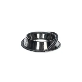 Beeztees Köpek Mama Su Kabı, Paslanmaz Çelik, Kaymaz, 18Cm, 700Ml