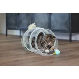 Beeztees Yavru Kedi Tüneli, Spiral Şeklinde, 60X25X25Cm