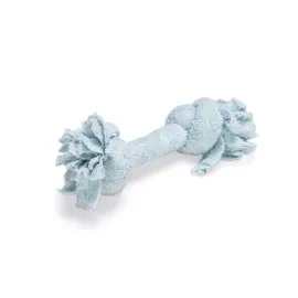 Beeztees Yavru Köpek Oyuncağı, Çift Düğümlü Diş İpi, Peluş, Mavi, 20X6X4,5Cm