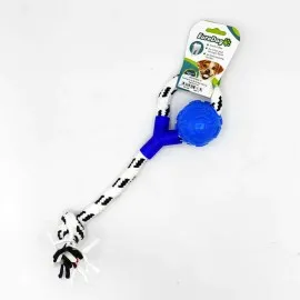 Eurodog Diş İp Hlk.diş Kaş.latik Top Mavi Bey 40Cm