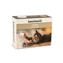 Beeztees Kedi Oyuncağı, Yaylı Fareleri Kediotlu, 15x15x25cm