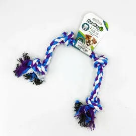 Eurodog Diş İpi Dört Düğüm Mor Mavi Beyaz 50 Cm