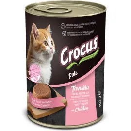 Crocus Yavru Kedi Tavuklu Pate Yaş Mama 400G