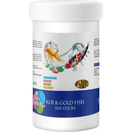 Pets Family Koi & Gold Fish Mix Sticks 1L/100G X 2 Adet