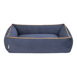 Pet Comfort Golf  Kedi Ve Köpek Yatağı Parliament Mavi W Hardal Biye S 75X60Cm