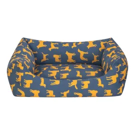 Pet Comfort Uniform Lacivert-Sarı Kedi Ve Köpek Yatağı M 60X50Cm