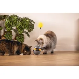 Beeztees Kedi Oyuncağı, Hacıyatmaz, İçinde Top, Ucunda Tüy, 10X10X42Cm