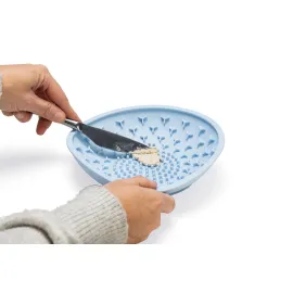 Beeztees Yavru Köpek Mama Yeme Oyuncağı, Silikon, Açık Mavi, 19Cm