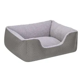 Pet Comfort Echo  Kedi Ve Köpek Yatağı Gri/gri Peluş S 60X50Cm