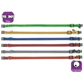 Karlıe Kedi Tasma Çıng. 25-35Cm Karışık Renkli