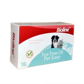 Bioline Kedi Köpek İçin Çay Ağacı Özlü Sabun 100 Gr