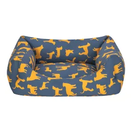 Pet Comfort Uniform Lacivert-Sarı Kedi Ve Köpek Yatağı S 50X40Cm