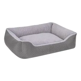 Pet Comfort Bravo Duo  Köpek Yatağı Gri/gri Peluş M 75X60Cm