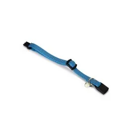 Beeztees Yavru Kedi Boyun Tasması, Zilli, Mavi, 15-22Cm