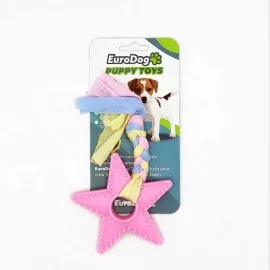 Eurodog Puppy Toys Pembe Yıldız Diş Kaşıma Oy.