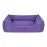 Pet Comfort Alpha  Köpek Yatağı Mor w Beyaz Biye L 105x85cm