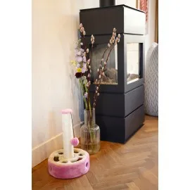 Beeztees Kedi Tırmalama Ve Oyuncağı, Pembe, 27X27X40Cm