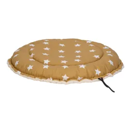 Pet Comfort Sunflower Kedi Ve Köpek Yatağı Çift Taraflı Sarı Star/peluş 60Cm
