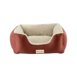 Pet Comfort Echo  Kedi Ve Köpek Yatağı Tarçın/ecru Peluş S 60X50Cm