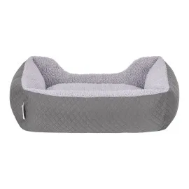 Pet Comfort Bravo Duo  Kedi Ve Köpek Yatağı Gri/gri Peluş S 55X45Cm
