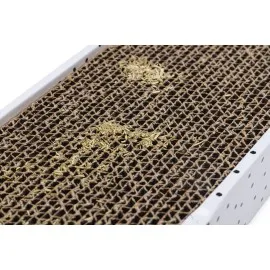 Beeztees Kedi Karton Tırmalama Kutusu Ve Kediotu, 47X12,5X4,5Cm